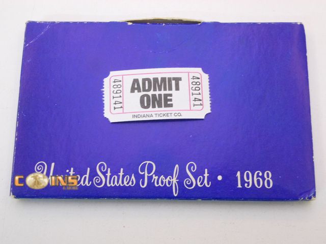 Lot 36-489141 - 1968 US Mint Proof Set.