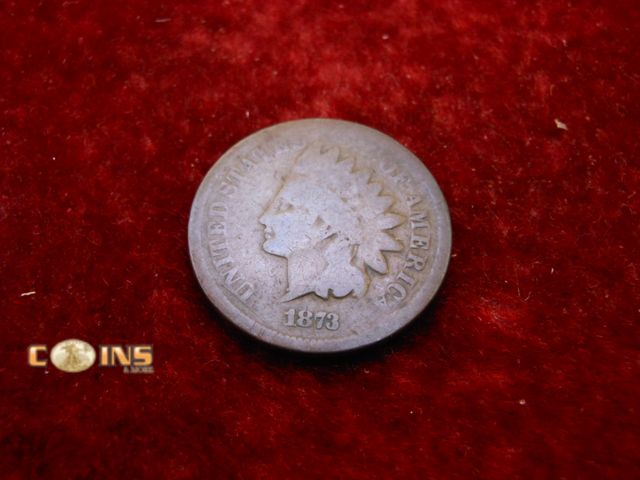 Lot 36-486538 - Semi-Key 1873 US Indian Head Cent.