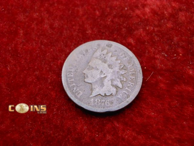 Lot 36-486541 - Semi-Key 1876 US Indian Head Cent.