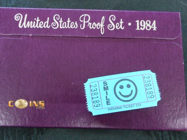 Lot 36-238189 - 1984 US Mint Proof Set.