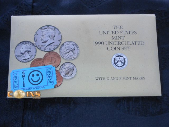 Lot 36-086658 - 1990 US Mint Set.
