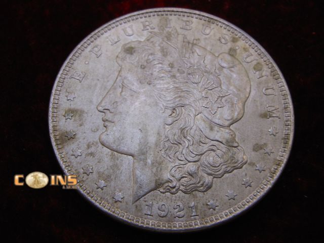 Lot 36-488363 - 1921 Morgan Silver Dollar.