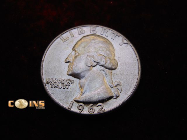 Lot 36-487802 - UNC/BU 1962 Silver Washington Quarter.