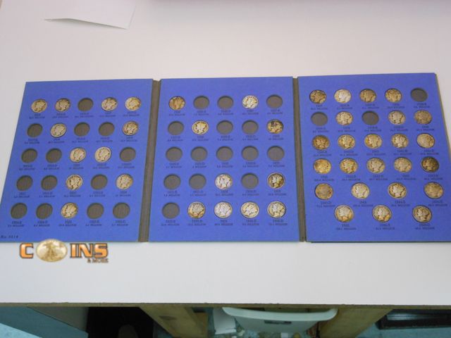 Lot 36-486663 - Partial US Silver Mercury Head Dime Collection, See All Pictures For Coins Included.