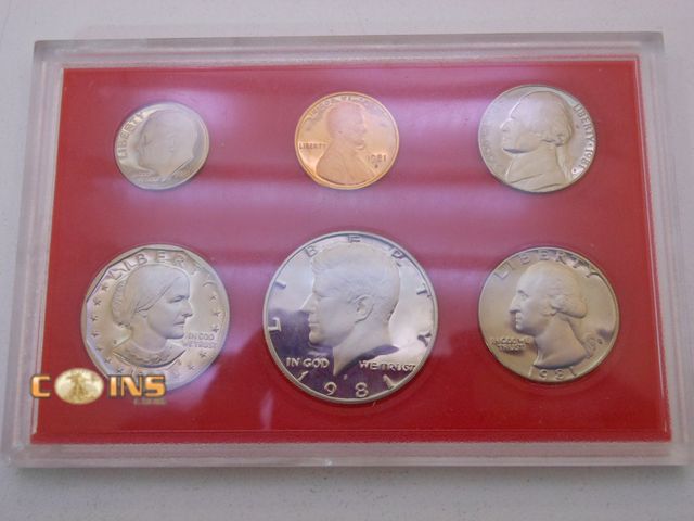 Lot 36-489143 - 1981-S US Mint Proof Set.