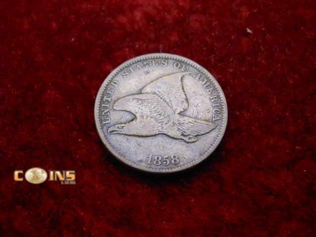 Lot 36-486536 - Better 1858 US Flying Eagle Cent.