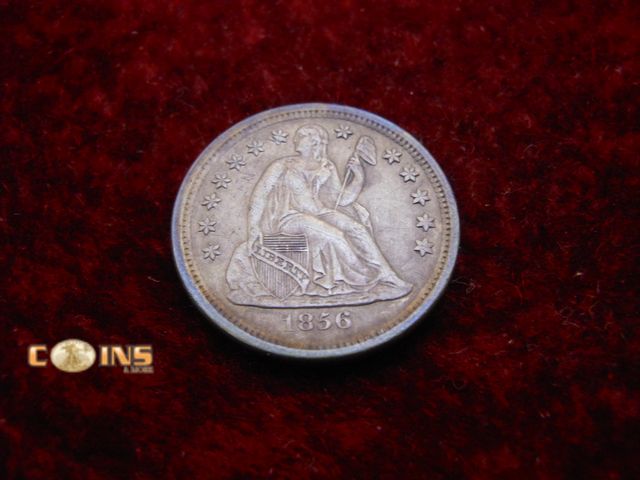 Lot 36-086638 - XF+ 1856 Silver Seated Dime.  Full LIBERTY.