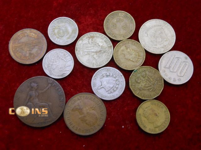 Lot 36-238257 - Foreign Coins 13 count.