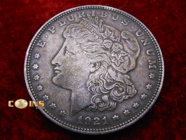 Lot 36-488358 - 1921-D Morgan Silver Dollar.