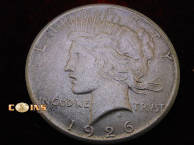 Lot 36-486672 - 1926 Silver Peace Dollar.