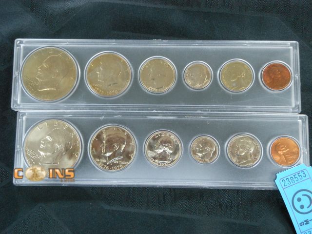 Lot 36-238553 - 1976 US Mint Set in Hard Plastic Holder.