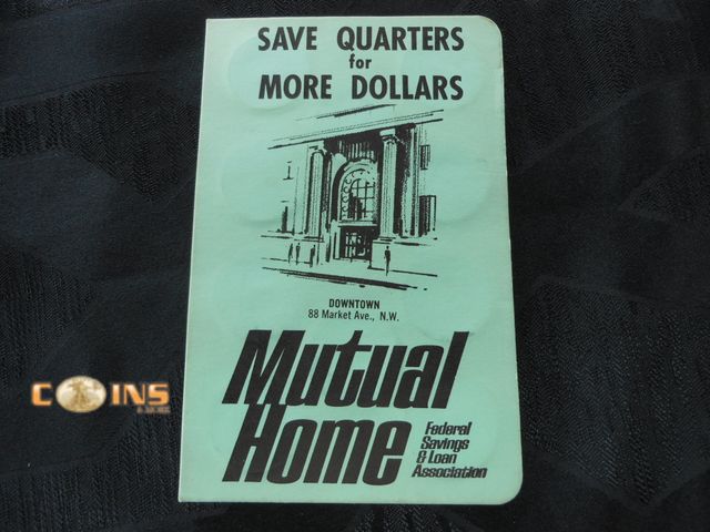Lot 36-086705 - Lot of 20 Silver Quarters in Mutual Aid Federal Savings Booklet.  $5 Face Value Silver.