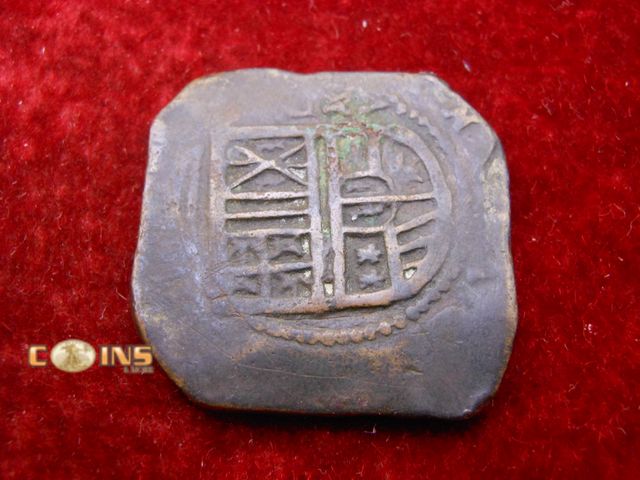 Lot 36-487921 - Silver Spanish COB Believed to be 4 Reales Size.