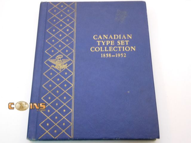 Lot 36-486259 - Better 1858-1952 Canadian Type Set.  Many Better Coins, Lots of Silver.  See All Pictures.