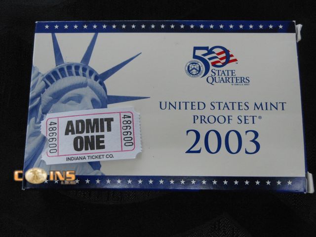 Lot 36-486600 - 2003 US Mint Proof Set.