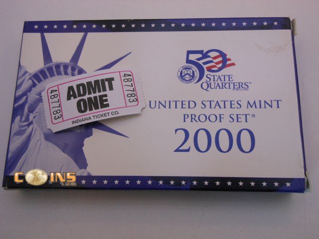 Lot 36-487783 - 2000 US Mint Proof Set.