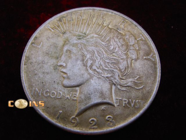 Lot 36-487972 - 1923 Silver Peace Dollar.