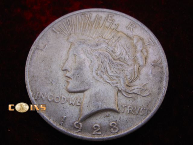 Lot 36-488344 - 1923 Silver Peace Dollar.