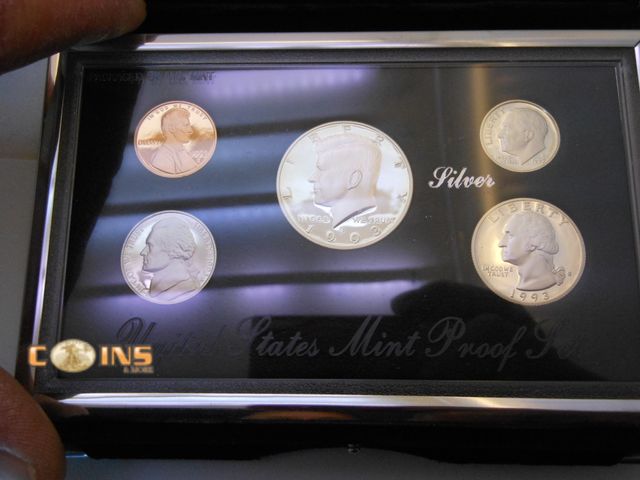 Lot 36-487786 - 1993 Silver US Mint Premier Proof Set.