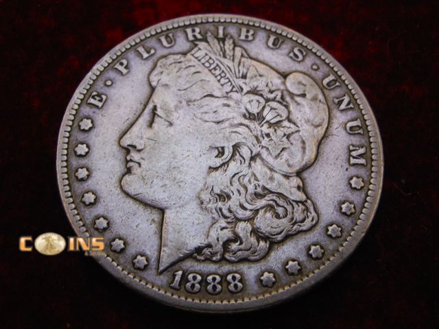 Lot 36-489121 - Semi-Key 1888-S Morgan Silver Dollar.
