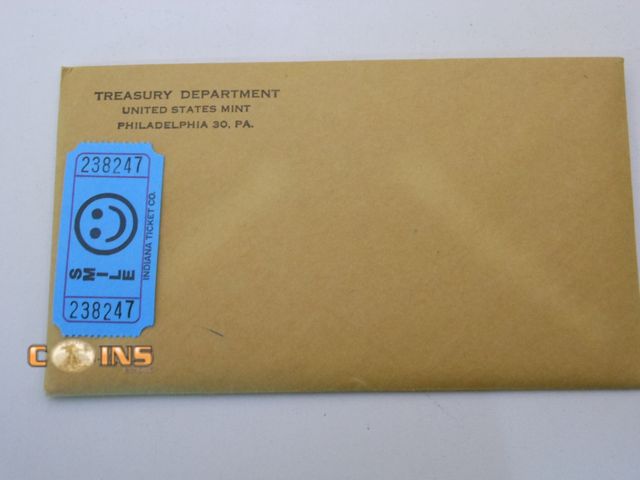 Lot 36-238247 - 1961 United States Proof Set – Still Sealed in Original U.S. Mint Envelope