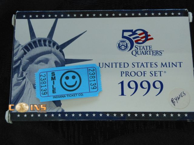 Lot 36-238139 - 1999 US Mint Proof Set.