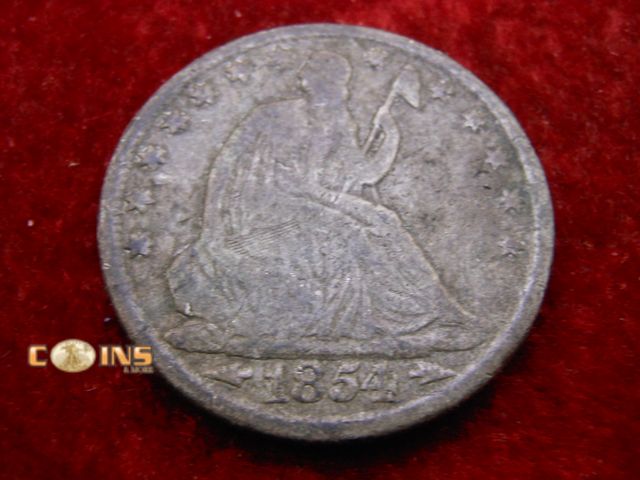 Lot 36-238238 - 1854-O Silver Seated Half Dollar.
