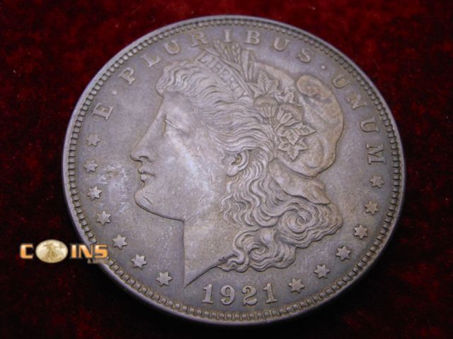 Lot 36-486364 - 1921 Morgan Silver Dollar.  Full Breast Feathers.