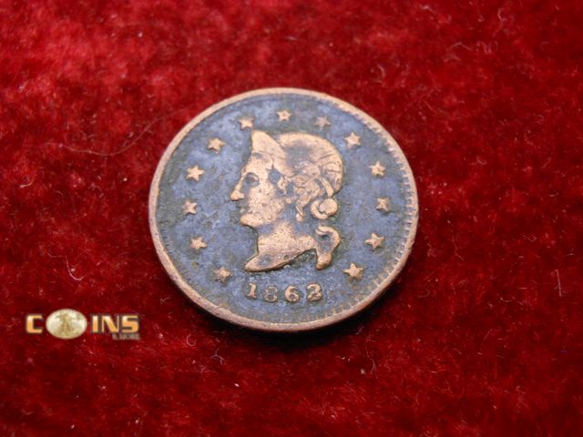 Lot 36-487838 - 1863 NILES MICHIGAN Civil War Token G A Colby &amp; Co.