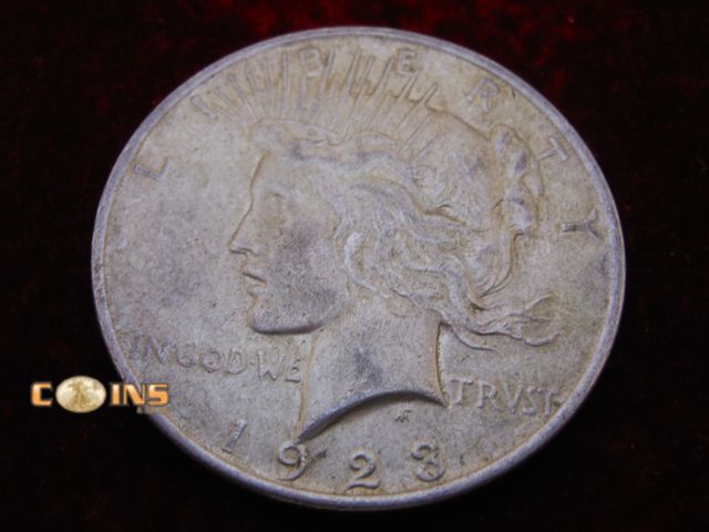 Lot 36-488355 - 1923 Silver Peace Dollar.