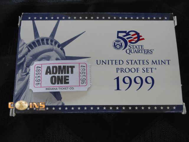 Lot 36-486596 - 1999 US Mint Proof Set.