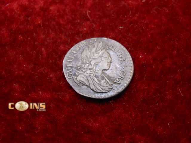 Lot 36-487847 - Fantastic Condition 1701 Silver England 2 Pence, 1701.