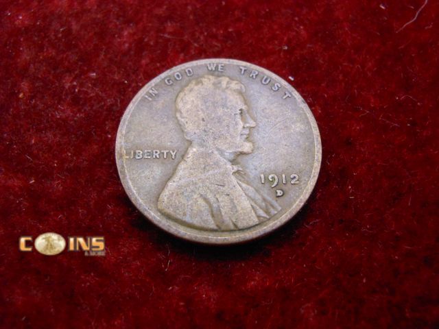Lot 36-486656 - Semi Key 1912-D Lincoln Wheat Cent.