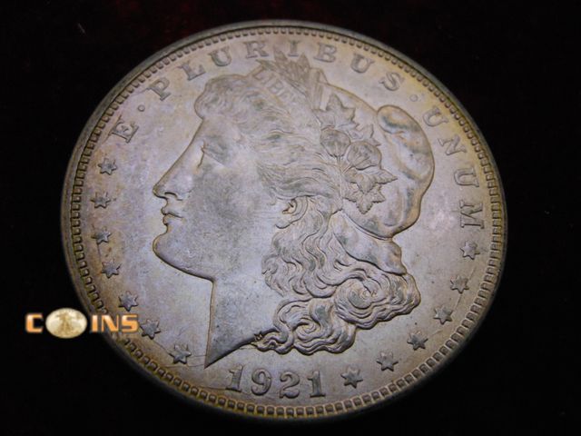 Lot 36-486309 - 1921-D Morgan Silver Dollar.