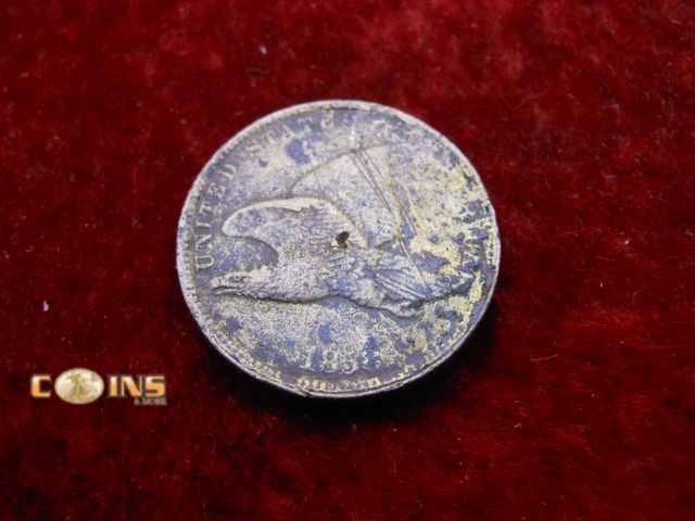 Lot 36-238235 - 1858 US Flying Eagle Cent.