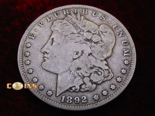 Lot 36-486219 - SEMI-KEY 1892-S Morgan Silver Dollar.