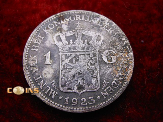 Lot 36-489163 - 1923 Silver Netherlands One Guilder.