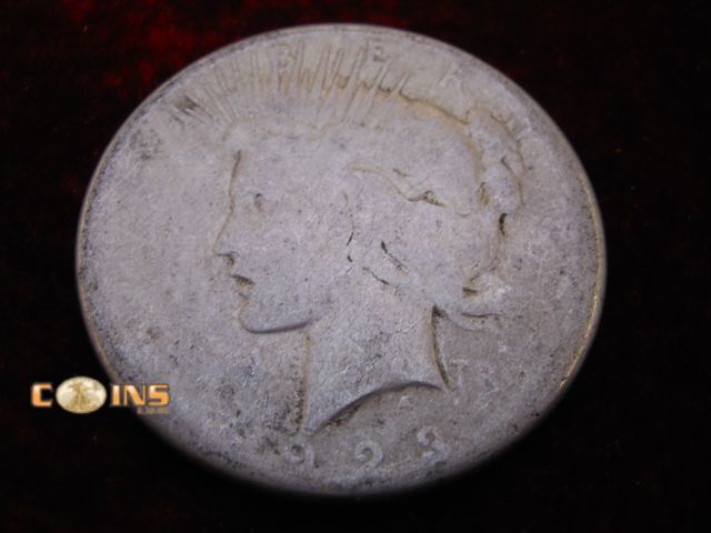 Lot 36-486415 - 1923 Silver Peace Dollar.