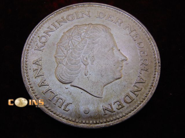 Lot 36-487345 - 1970 Silver 10 Gulden Coin 1970 Netherlands 25th Anniversary of Liberation .720 Fine.