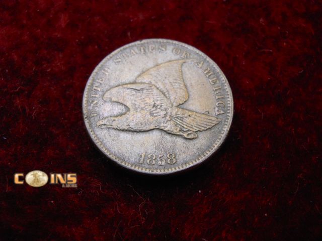 Lot 36-086610 - BETTER CONDITION 1858 US Flying Eagle Cents, Fantastic Eye Appeal.