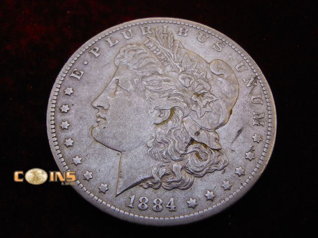 Lot 36-486211 - 1884-O Morgan Silver Dollar.