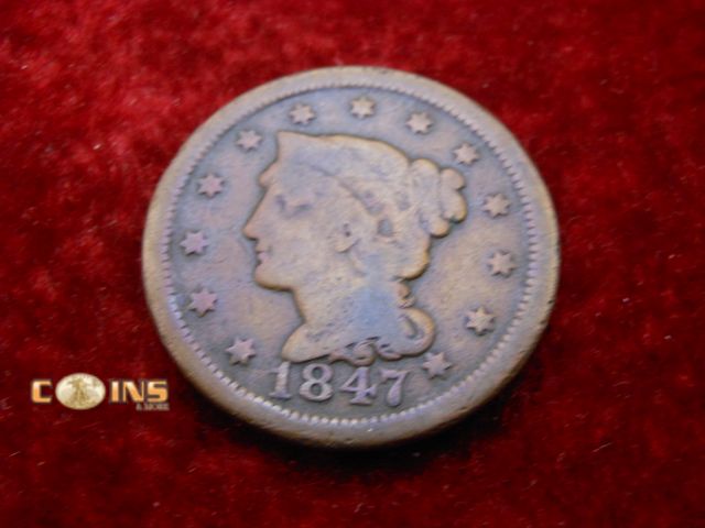 Lot 36-486457 - 1847 US Large Cent.