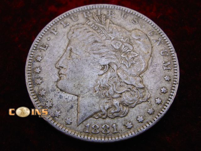 Lot 36-086649 - 1881-O Morgan Silver Dollar.