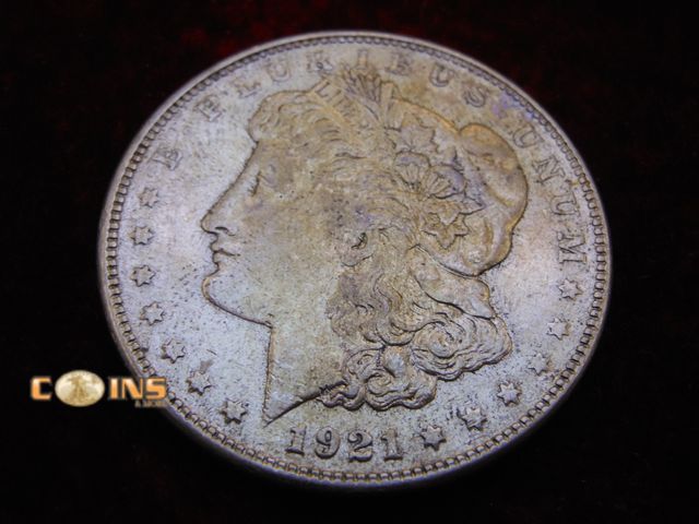 Lot 36-086655 - 1921-S Morgan Silver Dollar.