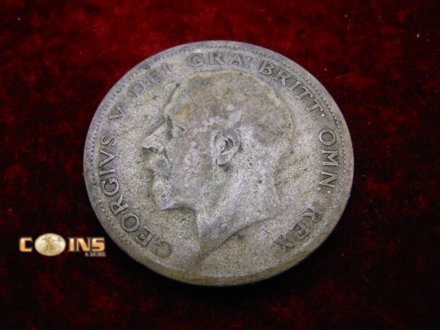 Lot 36-487923 - 1928 British Silver Half Crown - 1928 - King George V