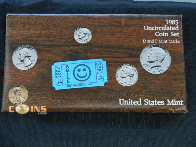 Lot 36-238174 - 1985 US Mint Set.