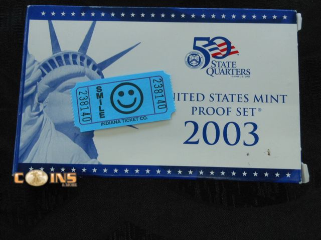 Lot 36-238140 - 2003 US Mint Proof Set.