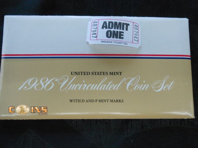 Lot 36-487947 - 1986 US Mint Set.