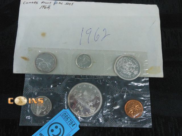 Lot 36-086784 - 1962 Silver Canadian Proof Like Set.