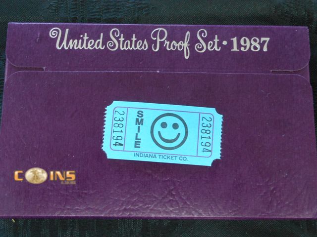 Lot 36-238194 - 1987 US Mint Proof Set.